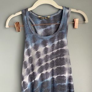 Blue Tie Die Tanktop